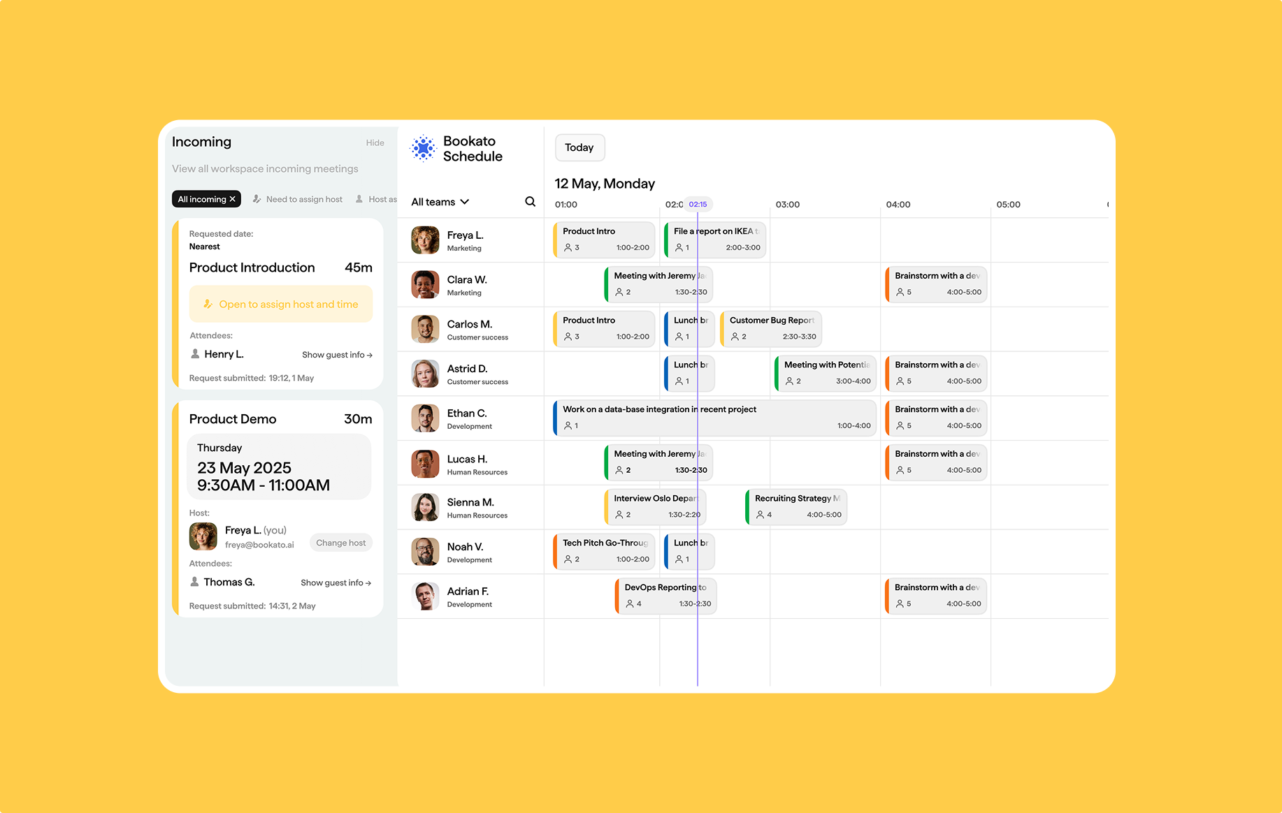 Workspace scheduling